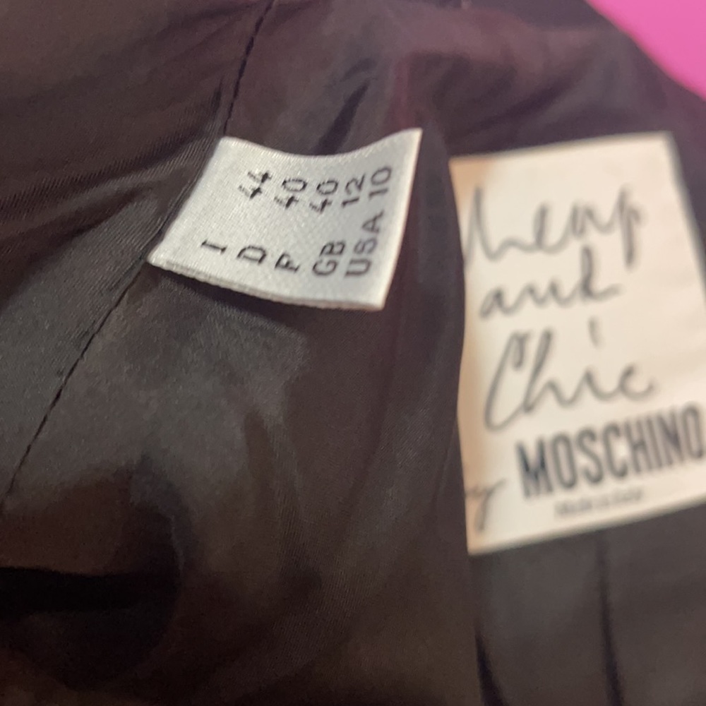 Moschino Black White Striped Skirt Suit The Nanny - Picture 10 of 15